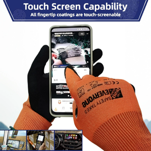 A3 Anti-Cut <strong>Gloves</strong> <strong>with</strong> Good <strong>Grip</strong> Knife-Proof Safety for Fishing Work Hobby Activities Like Glass Handling and Wood Carving - Product Image 5