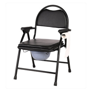 Chaise de toilette portable, siège de salle de bain pliable pour personnes âgées, handicapées, femmes enceintes, avec pot amovible - Product Image 3
