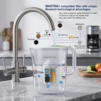 Carafe filtrante à eau riche en hydrogène, très vendue, portable, grande capacité, en plastique de qualité alimentaire, pour la maison, l'extérieur et la consommation quotidienne