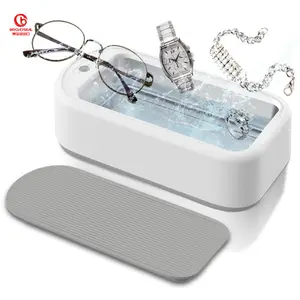 Ultrasonic Jewelry Glasses Cleaner Machine 40W 22OZ Professional Sonic Jewelry Cleaner with 2 Timer Modes for Glasses