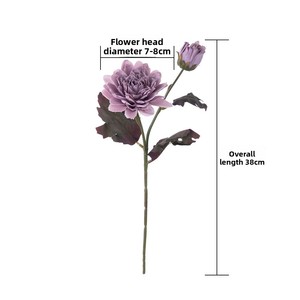 Wholesale Cross-Border INS Style Decorative <b>Flowers</b> Plants YC1016-<b>Artificial</b> <b>Small</b> Lily Dried Burnt Green Graduations Halloween - Product Image 3