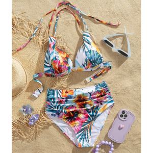 Nuevo Conjunto de Micro Bikini Brasileño Personalizado al por Mayor para Mujer 2025, Traje de Baño Triangular con Push-Up y Mini Micro Sling Estampado - Product Image 5