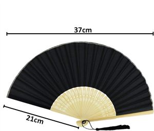 Éventail pliable en bois personnalisé avec impression sur tissu pour l'été et les fêtes - Product Image 5