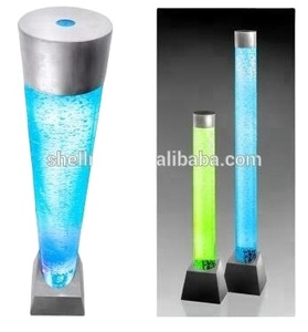 Tube à bulles <span class=keywords><strong>d</strong></span>'<span class=keywords><strong>eau</strong></span> <span class=keywords><strong>d</strong></span>écoratif en acrylique, colonne à bulles <span class=keywords><strong>d</strong></span>'<span class=keywords><strong>eau</strong></span> ronde avec lumière LED et lumière modifiable pour <span class=keywords><strong>salle</strong></span> sensorielle - Product Image 6