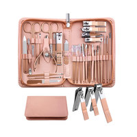 Nouvel ensemble de manucure professionnel en acier inoxydable avec kit de coupe-ongles, haute qualité, approuvé CE, instrument de beauté réutilisable