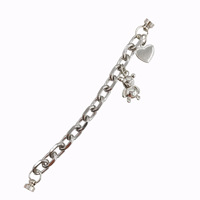 Nouveau bracelet en métal en forme d'ours coréen, bracelet d'amour, étui de téléphone, bracelet
