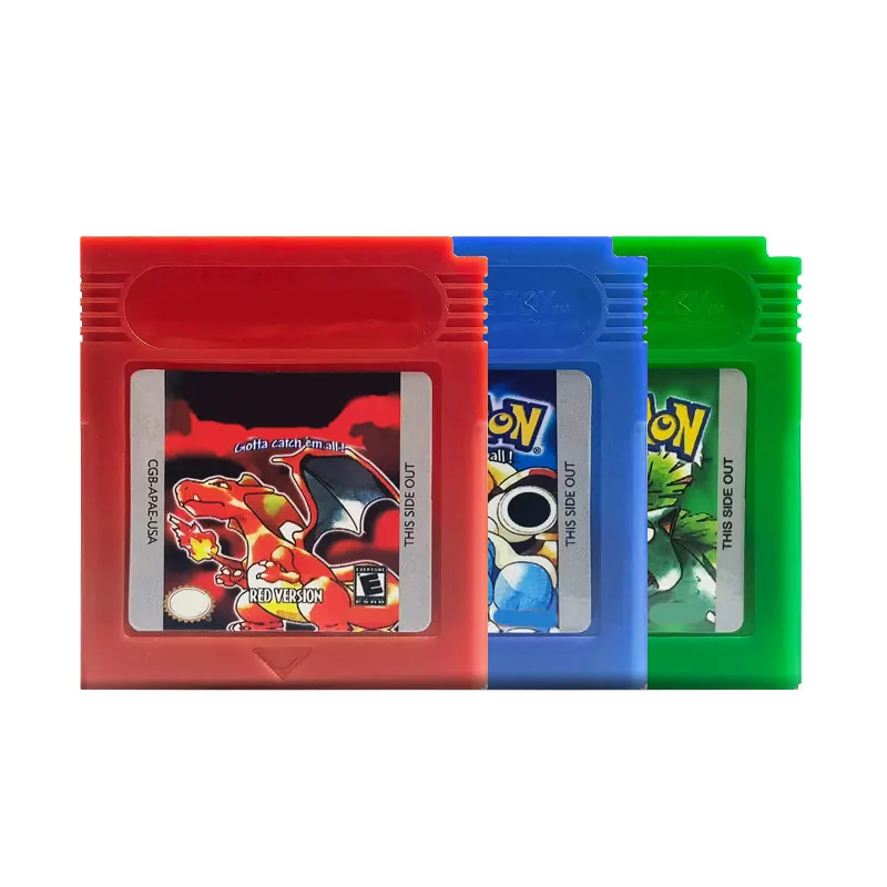 Vente en gros de cartes vidéo Pokmon Games de haute qualité Cartouche GBC Carte mémoire