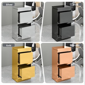 Gabinete de Almacenamiento de Acero Inoxidable para Salón de Belleza, con Cajones, Diseño Simple para Peluquería, en Oferta - Product Image 5
