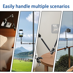Support de prise de vue en métal, bras articulé de 17 <span class=keywords><strong>pouces</strong></span>, super pince pour appareil photo reflex numérique, photographie, <span class=keywords><strong>moniteur</strong></span> de <span class=keywords><strong>24</strong></span> <span class=keywords><strong>pouces</strong></span>, super pince - Product Image 2