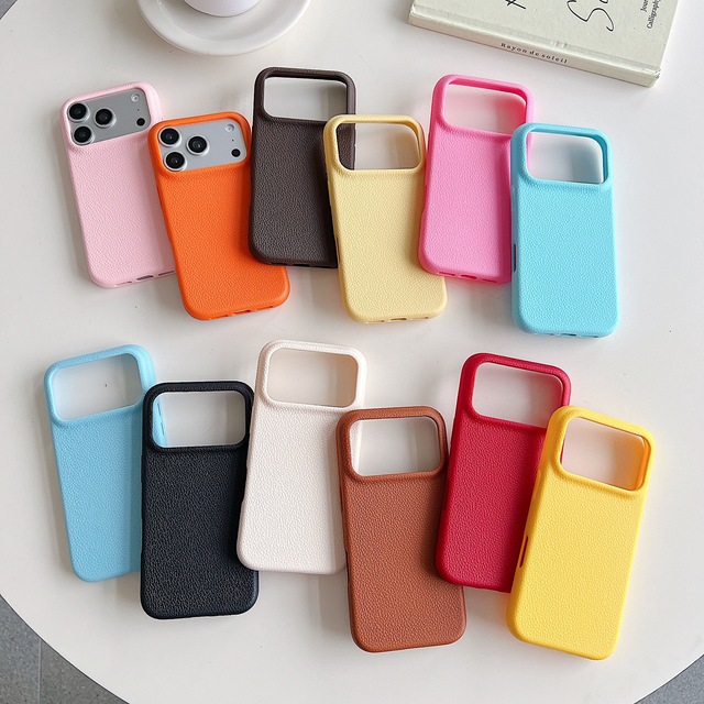 Fashion Luxury TPU Solid Color Phone Case 360 Protection Durable for iphone 12/13/14/15/16/17 Pro Max