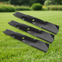 Lame de tondeuse à gazon de 18 5/8 pouces pour plateau de 54 pouces GX21380 GY20679 GY20684, pièces de coupe pour tondeuse à gazon avec trou central en étoile à 7 points, lot de 3