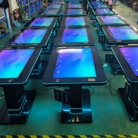Mesa de Juego con Pantalla Táctil Impermeable de 43 Pulgadas para Cafetería