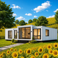 Maison conteneur modulaire préfabriquée extensible à installation rapide - Design moderne, écoénergétique