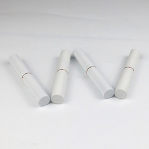 White Matte Slanted Tip Lipstick <b>Tube</b> Empty DIY Cosmetic Packaging 0.5ml Customizable <b>Plastic</b> <b>Tube</b> - Product Image 2