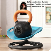 Vente chaude Aucune Installation Nécessaire Formation Sensorielle Vestibulaire En Plastique Cadre En Métal Chaises Pivotantes pour Usage Domestique Intérieur Unisexe