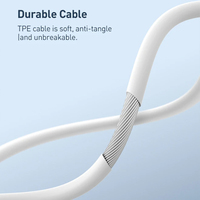 Câble de charge rapide 60W 3A de 1M Type-C vers Type-C en cuivre pur à ressort pour téléphone portable, voiture, ordinateur, écouteurs et synchronisation des données