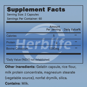 OEM Hot Sale - Customizable - Colostrum Capsules 1000 Mg - Organic Supplement for Adultds Energy Gut Health, 120 Veg Capsules - Product Image 2
