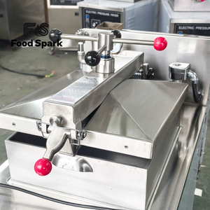 Équipement de restaurant, <span class=keywords><strong>friteuse</strong></span> électrique <span class=keywords><strong>25</strong></span> <span class=keywords><strong>litres</strong></span>, <span class=keywords><strong>friteuse</strong></span> à pression au <span class=keywords><strong>gaz</strong></span> style USA, modèle FS-700G - Product Image 6