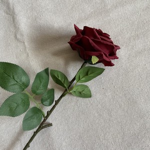 Rose artificielle en soie à toucher réel, faite à la main, à longue tige, fleur unique pour mariage, décoration de la maison, centre de table pour événements - Product Image 3