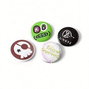 Promotion Cheap Cute Cartoon Animals Metal Tin Tinplate Button Pin Badges - Product Image 3