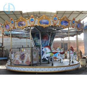 Carrusel Eléctrico Portátil Montado en Remolque, Atracción Móvil, Tiovivo <span class=keywords><strong>para</strong></span> Niños y Adultos en Venta - Product Image 2