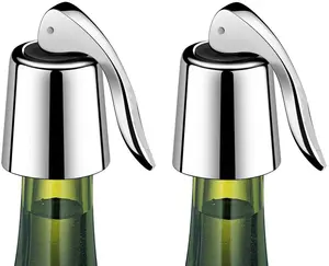 Tappo salvatore in acciaio inox tappo bottiglia vino riutilizzabile per bevande conservatore bottiglia sigillante