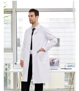 Abrigos de laboratorio para mujer, abrigos de laboratorio de manga larga con cierre a presión profesional, médicos de laboratorio, científico loco - Product Image 2