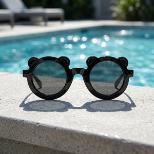 Modern Women <b>Round</b> Fashion <b>Sunglasses</b> with UV400 Protection Black 4034 - Product Image 3