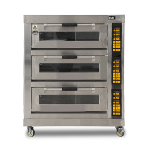 <span class=keywords><strong>Horno</strong></span> <span class=keywords><strong>de</strong></span> Panadería Eléctrico <span class=keywords><strong>de</strong></span> Acero Inoxidable Ecológico con Vapor/Estante/Pomos - Product Image 3