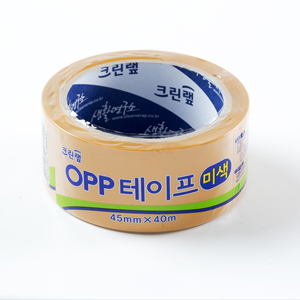 Chất Lượng Cao Opp Màu Vàng Nhạt Băng 45Mm * 40M Mạnh Mẽ Dính Cho Liền Mạch Liên Kết Gói Niêm Phong Khóa Tự Làm Và Công Nghiệp Sử Dụng - Product Image 1