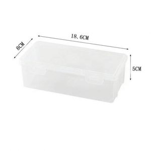 <b>Large</b>-Capacity <b>Plastic</b> Transparent Multifunctional Stationery Container Single-Tier Portable Office Storage <b>Box</b> School - Product Image 5