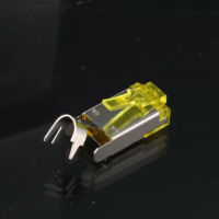 Vente directe du fabricant Transparent jaune RJ45 8P8C carte crochet queue Clip bouclier cristal tête connecteur accessoire