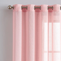 Panneau en tulle à œillets colorés, support pour décoration de chambre d'enfants, rideaux diffuseur de lumière, style européen