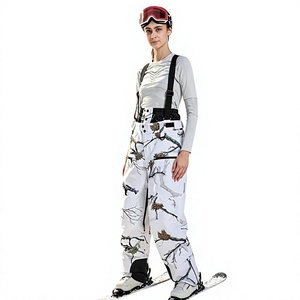Wholesale Waterproof Windproof Winter Snow Pants Adjustable Bib <b>Overalls</b> Ski Trousers <b>for</b> <b>Women</b> and Men Outdoor Sports - Product Image 2