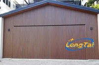 LONG TAI China Puerta de garaje personalizada de alta calidad Rejilla horizontal eléctrica moderna Puerta DE GARAJE DE ALUMINIO EE. UU. Para Villa