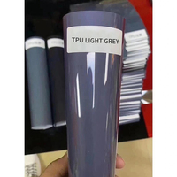 Tpu matériel phare Film voiture emballage Wrap voiture gris clair peinture protéger Film vinyle Wrap pour voitures