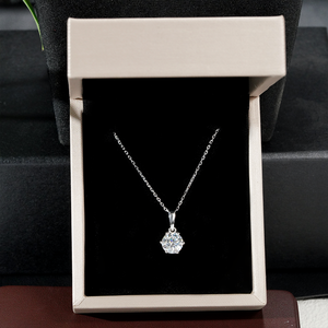 Collar con Colgante de Plata S925 y Moissanita al por Mayor de Fábrica, Joyería para Mujer - Product Image 3