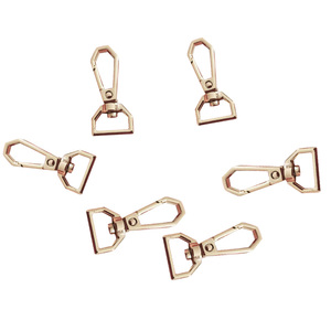 Fashion Bag Accessories Metal Hook Keychain Swivel Carabiner Lobster Clips