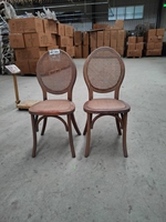 Chaise Monet de banquet de mariage en rotin en bois