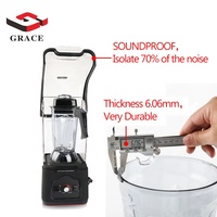Mesin Blender es Manual multifungsi, Blender tangan portabel untuk Smoothies & minuman