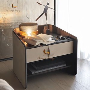 Mesita de noche de almacenamiento de cama inteligente individual moderna para adolescentes y niños Panel Estilo madera para apartamentos y dormitorios para hoteles - Product Image 5