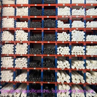 Usine de fabrication de tiges en POM, vente en gros, diamètre 6 mm-300 mm, tige en plastique POM solide ronde, barre en acier, bâton en acétal Delrin, pôle en polyoxyméthylène