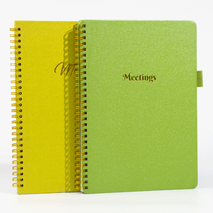 Tùy chỉnh sang trọng A5 tùy chỉnh hàng tháng hàng tuần kế hoạch 2026 Nhật ký da máy tính xách tay bìa cứng cho cuộc họp - Product Image 1