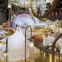 Goldener Spiegel-Teppich für Hochzeitsgangläufer, PET-Spiegelreflektierender Läufer, Bühnenboden, Partyzubehör, Modern, Geringe Mindestbestellmenge, Großhandel