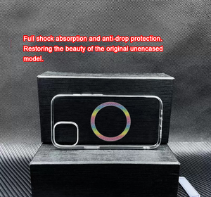 Applicable à toute la série de modèles <span class=keywords><strong>Apple</strong></span> <span class=keywords><strong>iPhone</strong></span> 16-<span class=keywords><strong>12</strong></span> Étui transparent en poudre magnétique antichoc et transparent pour <span class=keywords><strong>iPhone</strong></span> - Product Image 5