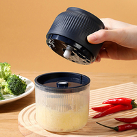 Yun Portable sans fil électrique ail et viande Mini processeur petit hachoir à aliments et oignons outils spécialisés pour une utilisation dans la cuisine à domicile