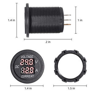 Oltímetro de <span class=keywords><strong>12V</strong></span> MND nd mmeter waterpoof ar ototini INI igigital Voltímetro LD mmmeter - Product Image 3