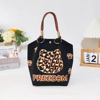 Sac cadeau festif en polyester tricoté, sac fourre-tout de vacances, sac à main moyen avec fermoir magnétique, forme carrée verticale, pour mariage et fêtes