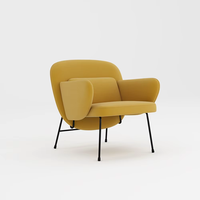 Fauteuil de salle à manger de luxe confortable et moelleux pour restaurant, fauteuil de salon pour la maison, vente en gros