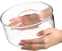 Vente en gros usine – Classique, grande capacité, en verre borosilicate, couvercle en bois d'acacia personnalisable, multifonctionnel et hermétique pour cuisine